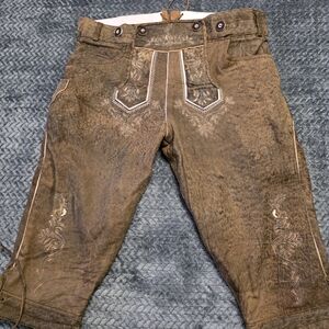 Embroidered Brown Lederhosen